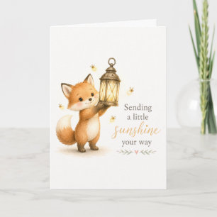 Sending a Little Sunshine Fox Card