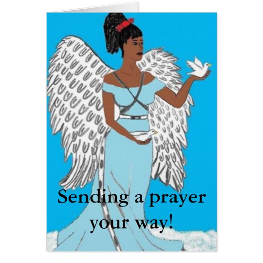 Sending a prayer Card