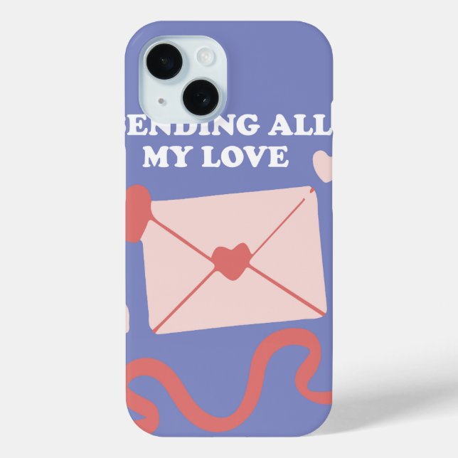 Sending All My Love Envelope Case-Mate iPhone Case (Back)