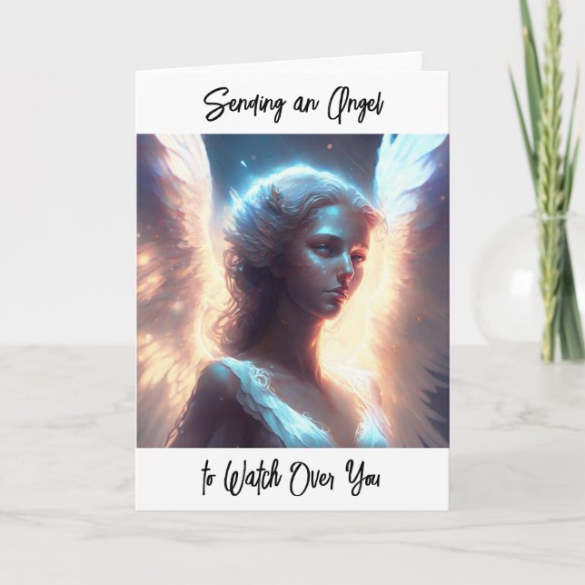 Sending an Angel to Watch Over You Card (Front)