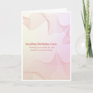 Sending Birthday Love Card