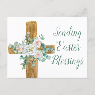 Sending Easter Blessings Postcard