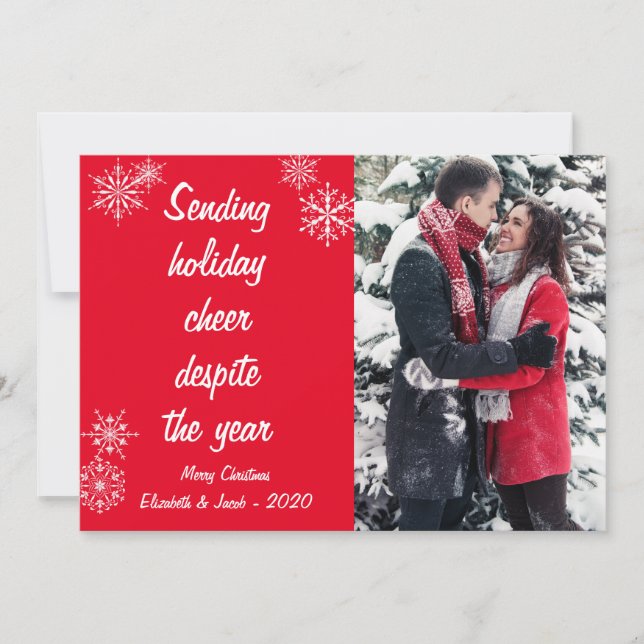 Sending Holiday Cheer Despite the Year 2021 Photo (Front)