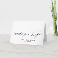 Sending Hugs Encouragement Socially Distant