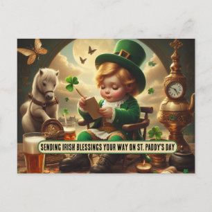 Sending Irish Blessings Your Way on St. Paddy's Postcard