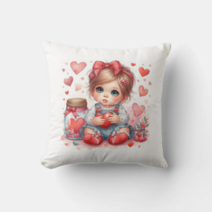 Sending Love: A Valentine's Day Throw Pillow for B