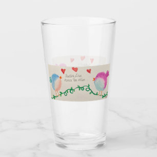 Sending Love Across the Miles Glass