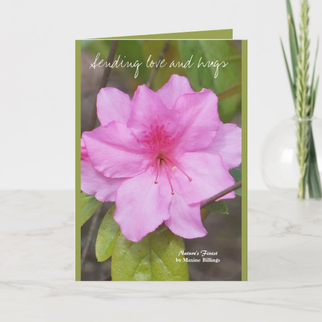 Sending Love And Hugs Card (Front)