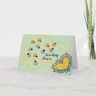 sending love card