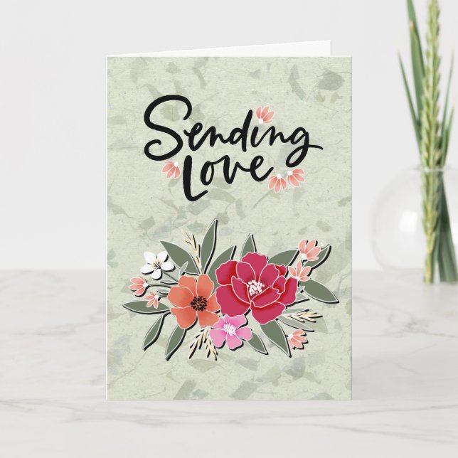 Sending Love Card (Front)