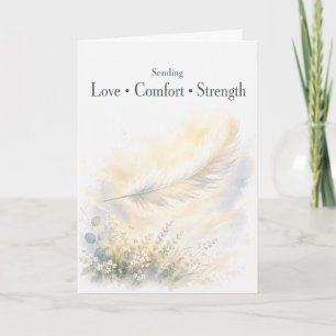 Sending Love, Comfort & Strength Sympathy Card