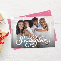 Sending love cute one photo Valentine