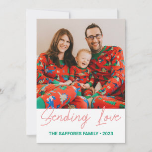 Sending Love It's Fine Christmas Photo Card