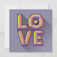 Sending Love Note Card in Periwinkle