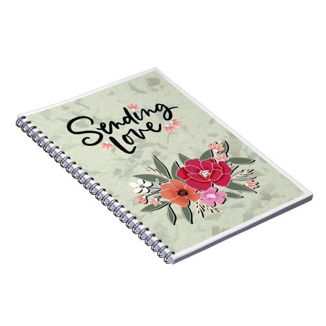 Sending Love Notebook (Right Side)
