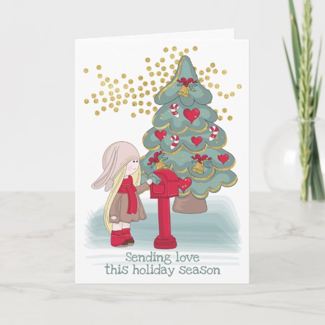 Sending Love This Holiday Season Card (Front)