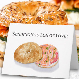 Sending Lox of Love Bagels Smoke Salmon Card