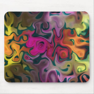 Sending Luck Abstract Mouse Mat
