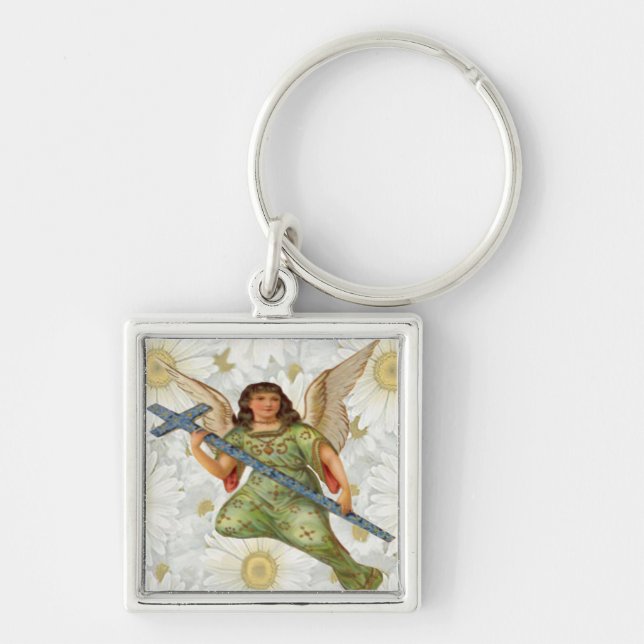 Sending Message Angel Keychain (Front)