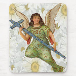 Sending Message Angel Mouse Pad