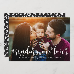 Sending our Love   Valentine's Day Photo Card