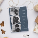 Sending Pugs & Kisses Dog Photo Collage Christmas  Holiday Postcard<br><div class="desc">If you are a pug owner, this is the perfect christmas card for you to send to family and friends this holiday season. Design features 3 photos of your choice (preferably of your pug) and the text - sending pugs & kisses this holiday season. Simply customise names and viola! Background...</div>