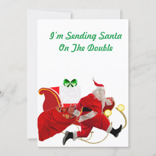 Sending Santa Christmas Card