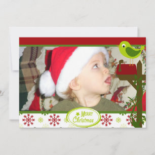 Sending Snowflakes Custom Holiday Photo Card
