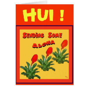 SENDING SOME ALOHA Card
