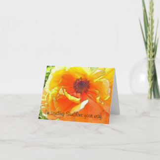 Sending Sunshine your way. Card