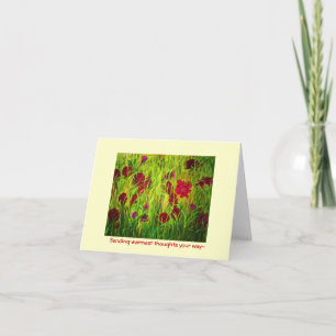 Sending warmest thoughts your way card