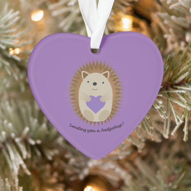 Sending You a Hedgehug Hedgehog Ornament (Tree)