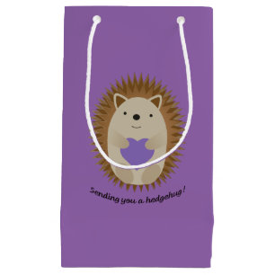 Sending You a Hedgehug Hedgehog Small Gift Bag