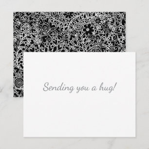 Sending You a Hug Postcard – Art Back