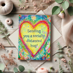 Sending You a Long Distance Hug Fun Inspirivity Card