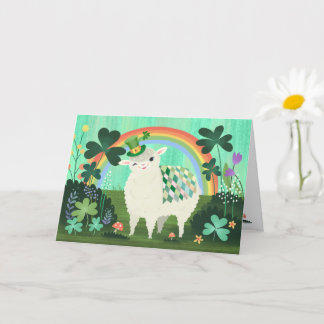 "Sending you a woolly bit of luck" Lucky Lamb Card