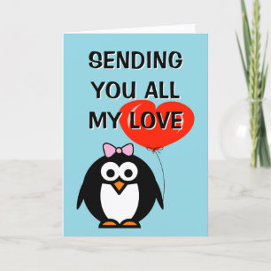 Sending you all my love holiday card