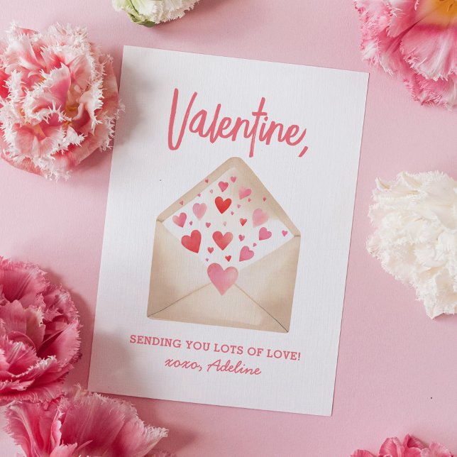 Sending You Lots of Love Kids Valentines Day Card (Creator Uploaded)