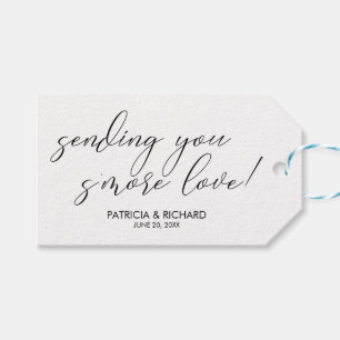 Sending You S'more Love Chic Wedding Favours Tag