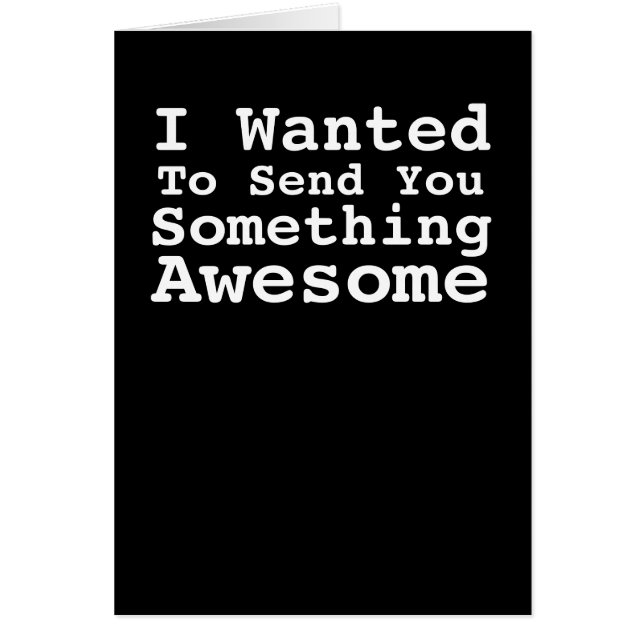 Sending You Something Awesome (Front)