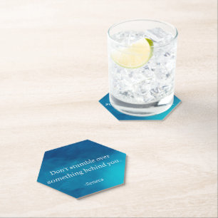 Seneca: Focus Forward, Don't Stumble on Past Paper Coaster