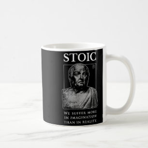 Seneca “in Imagination” Stoicism Quote Coffee Mug