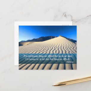 Seneca Inspirational Quote "Dare" Postcard