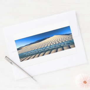 Seneca Inspirational Quote "Dare" Rectangular Sticker