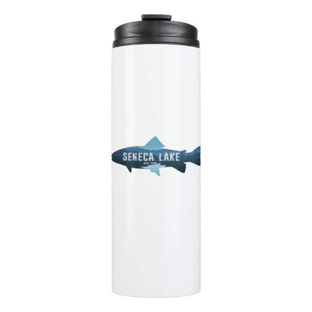 Seneca Lake New York Fish Thermal Tumbler (Front)