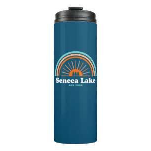 Seneca Lake New York Rainbow Thermal Tumbler