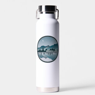 Seneca Lake New York Reflection Water Bottle