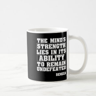 Seneca Motivational Quote Stoic Philosophy Stoicis Coffee Mug