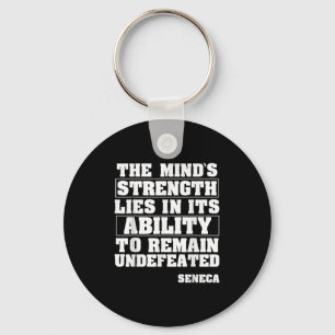 Seneca Motivational Quote Stoic Philosophy Stoicis Key Ring