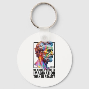 Seneca Overthinking Quote Stoicism Modern Stoic Ph Key Ring
